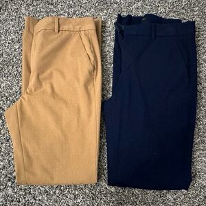 Banana Republic Wimen’s Pants in Camel and Navy, size 6P